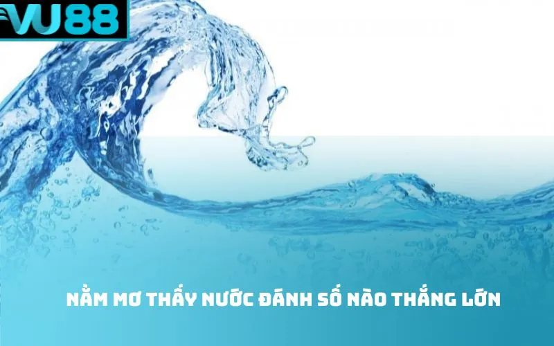 Nằm mơ thấy nước đánh số nào thắng lớn